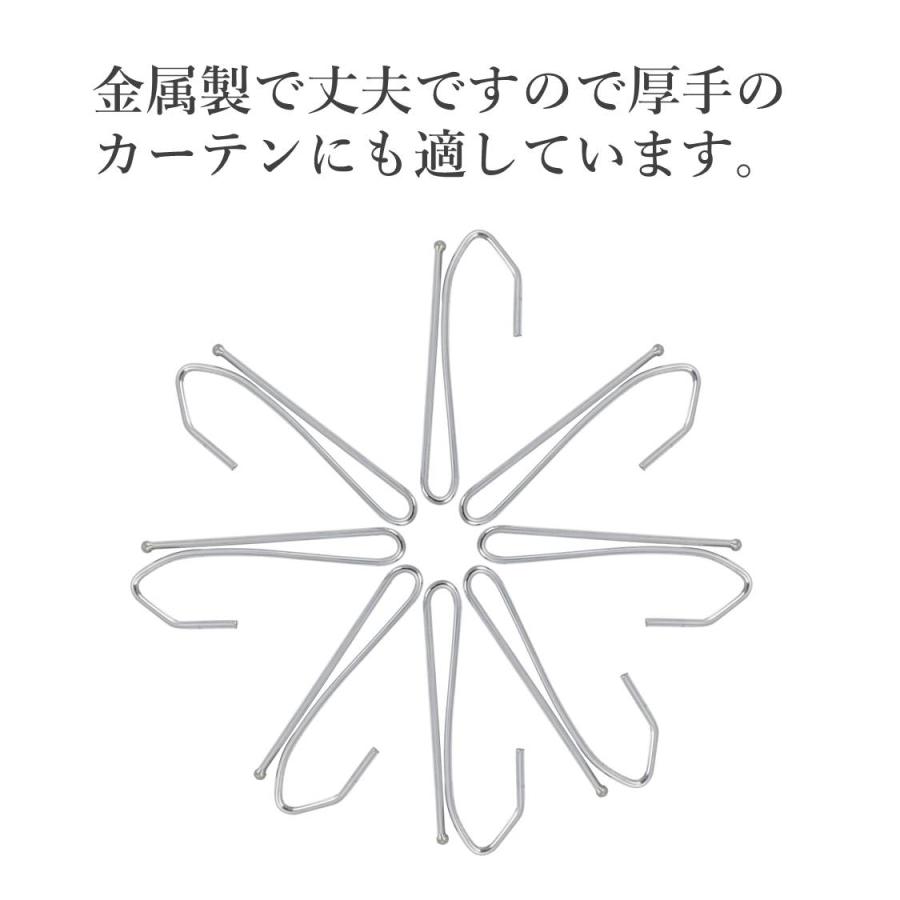 カーテンフック 約68mm 30本 スチール 金属 : HT Yahoo!ショッピング店