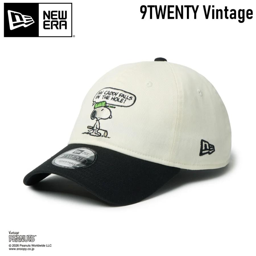 NEW ERA GOLF ピーナッツ　キャップ NEW ERA（ニューエラ） 2026SS NEW ERA GOLF 9TWENTY Vintage PEANUTS