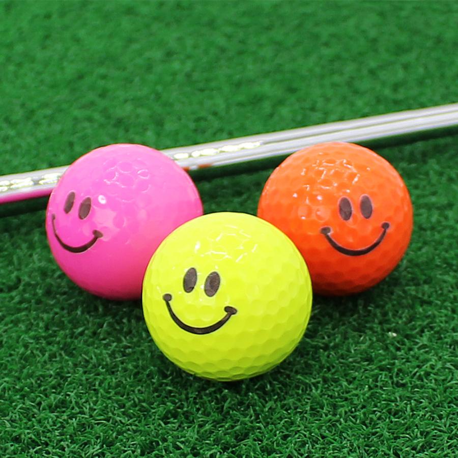 HTCゴルフ オリジナル ゴルフボール スマイルボール 3球セット BALL137
