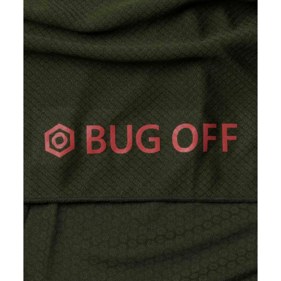 BUGOFF バグオフ 着る虫除け 冷却 UVカット ユニセックス アイスフーディ アイスフーディ カモフラグリーン グリーン アイボリー 熱中症対策 虫よけ 冷却 UV | BUG OFF | 15
