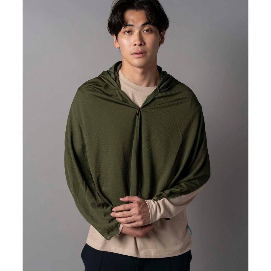 BUGOFF バグオフ 着る虫除け 冷却 UVカット ユニセックス アイスフーディ アイスフーディ カモフラグリーン グリーン アイボリー 熱中症対策 虫よけ 冷却 UV | BUG OFF | 03