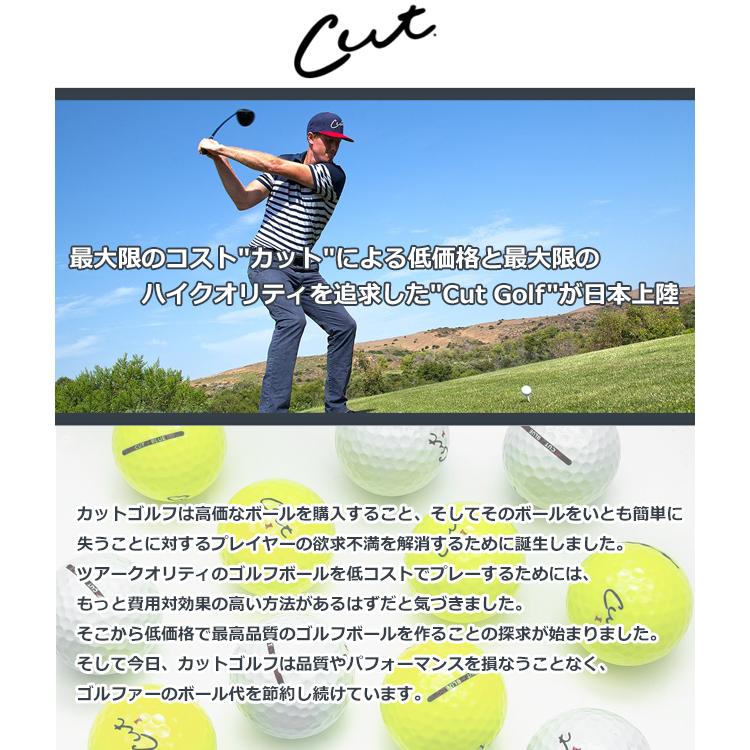 CUT GOLF カットゴルフ CUT DC  ゴルフボール 1ダース 12球入｜htcgolf｜02