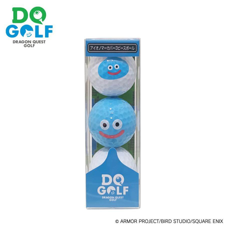 DQGOLF ゴルフボール ドラゴンクエスト スライム 3個入り EP7059 全面