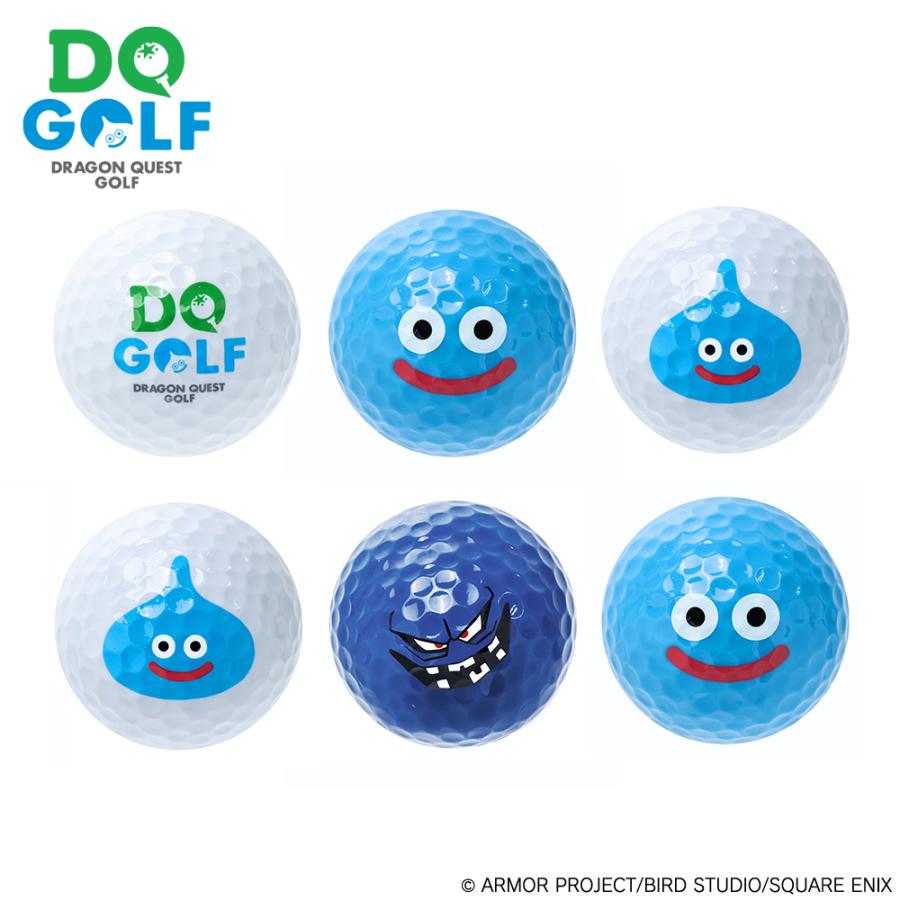 DQGOLF ゴルフボール ドラゴンクエスト スライム ばくだん岩 6個入り