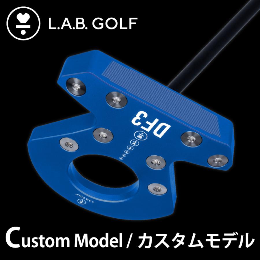 正規販売店 L.A.B.GOLF ラブゴルフ Directed Force 3 ダイレクト フォース 3 ブルー DF3 パター ディレクテッドフォース  ゼロトルク ライ角バランス カラーの画像