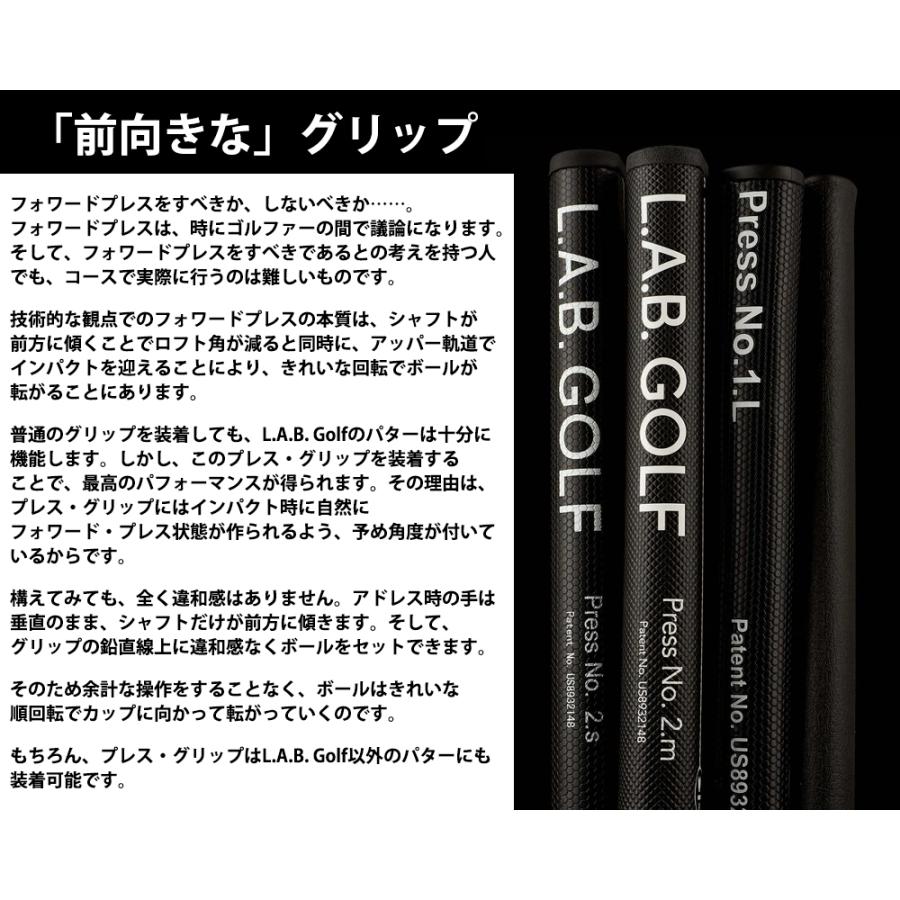 正規販売店 L.A.B.GOLF ラブゴルフ Directed Force 3 ダイレクト フォース 3 チャコール DF3 パター ディレクテッドフォース  ゼロトルク ライ角バランス カラーの画像