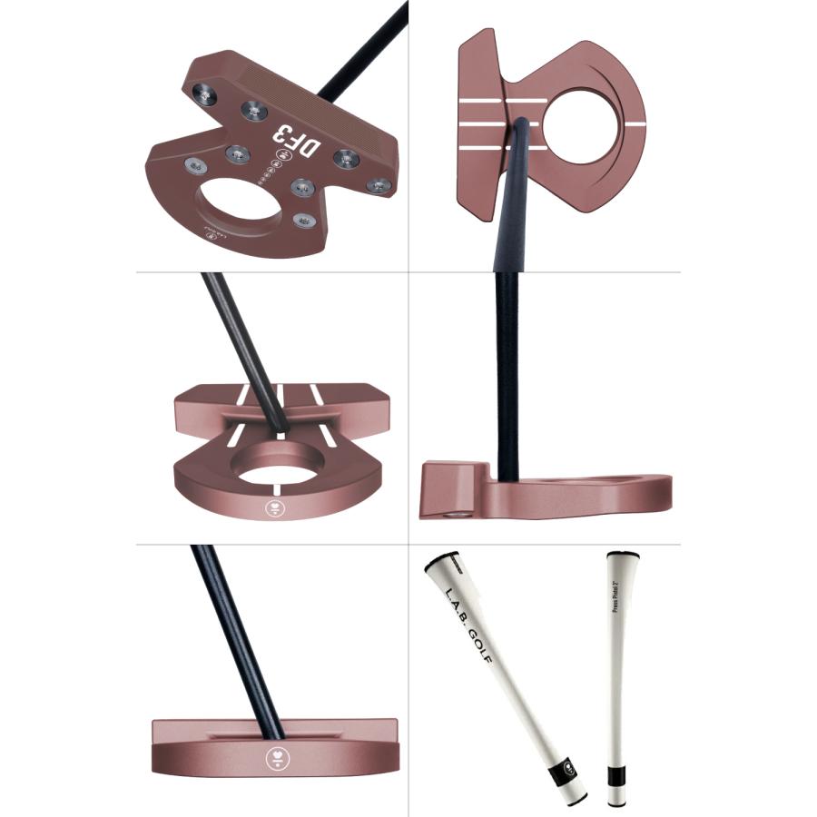 正規販売店 L.A.B.GOLF ラブゴルフ Directed Force 3 ダイレクト フォース 3 カプチーノ DF3 パター ディレクテッドフォース  ゼロトルク ライ角バランス カラーの画像