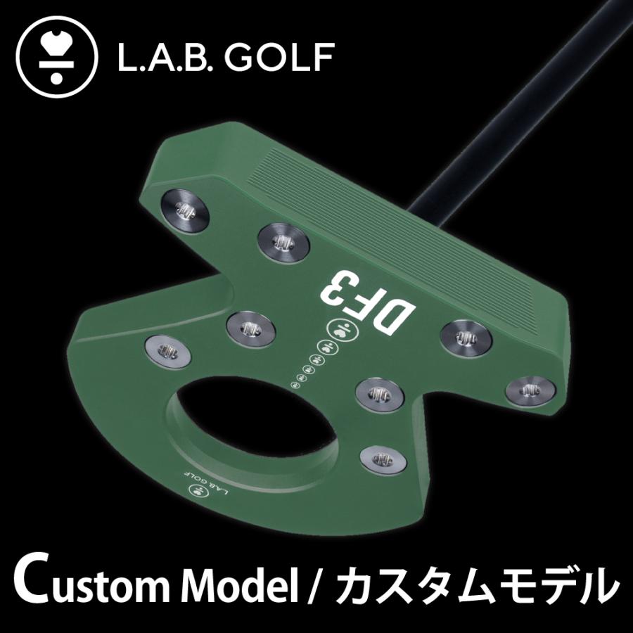 正規販売店 L.A.B.GOLF ラブゴルフ Directed Force 3 ダイレクト フォース 3 グリーン DF3 パター ディレクテッドフォース  ゼロトルク ライ角バランス カラーの画像
