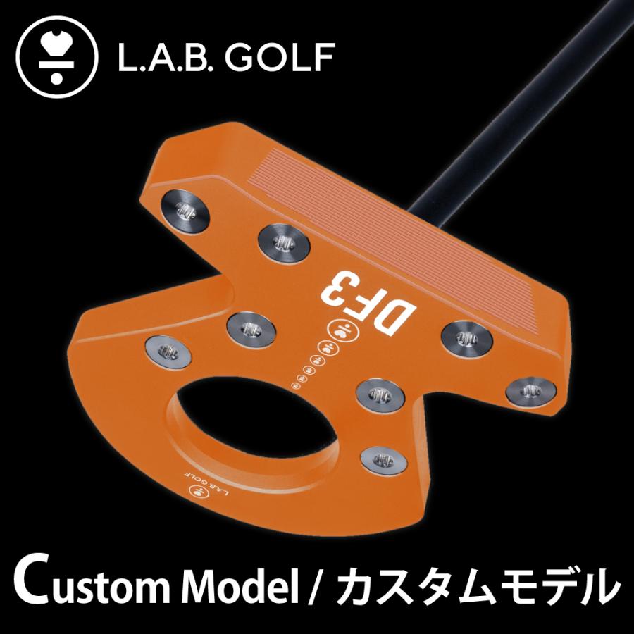正規販売店 L.A.B.GOLF ラブゴルフ Directed Force 3 ダイレクト フォース 3 オレンジ DF3 パター ディレクテッドフォース  ゼロトルク ライ角バランス カラーの画像