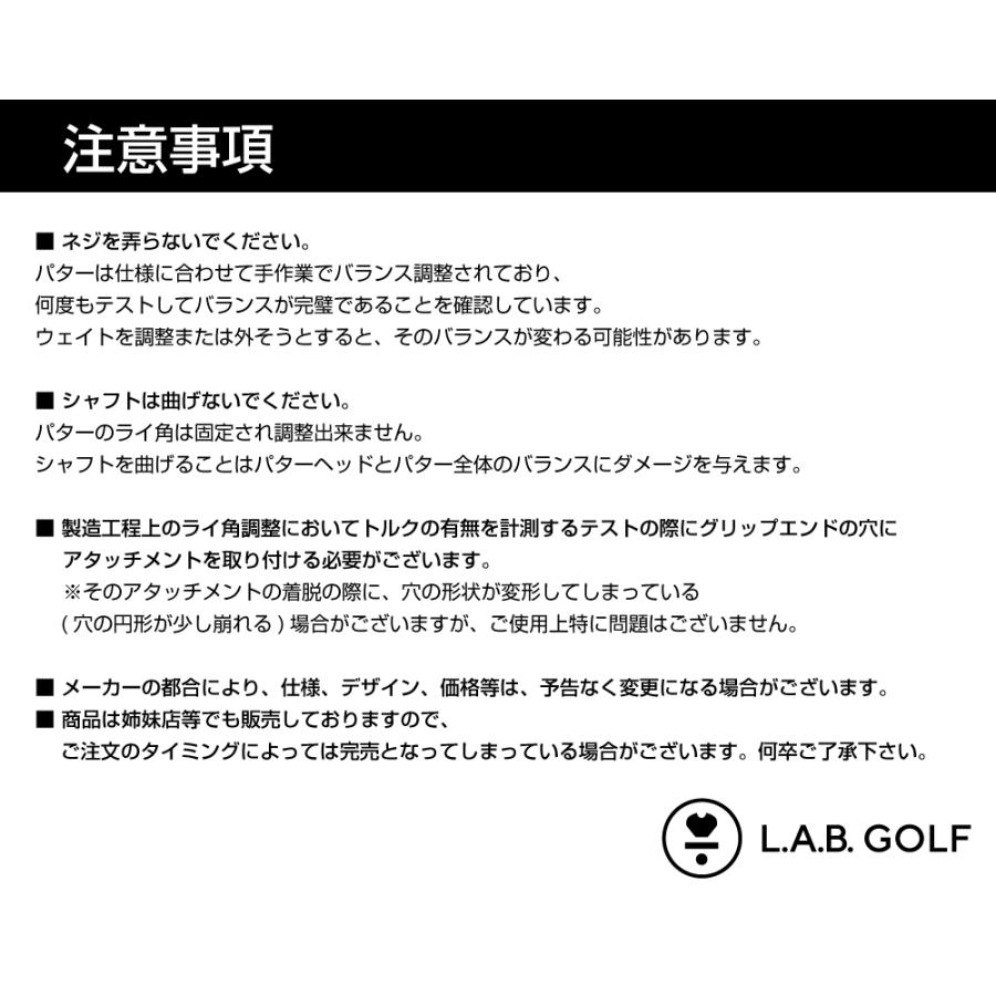 正規販売店 L.A.B.GOLF ラブゴルフ Directed Force 3 ダイレクト フォース 3 ピンク DF3 パター ディレクテッドフォース  ゼロトルク ライ角バランス カラーの画像