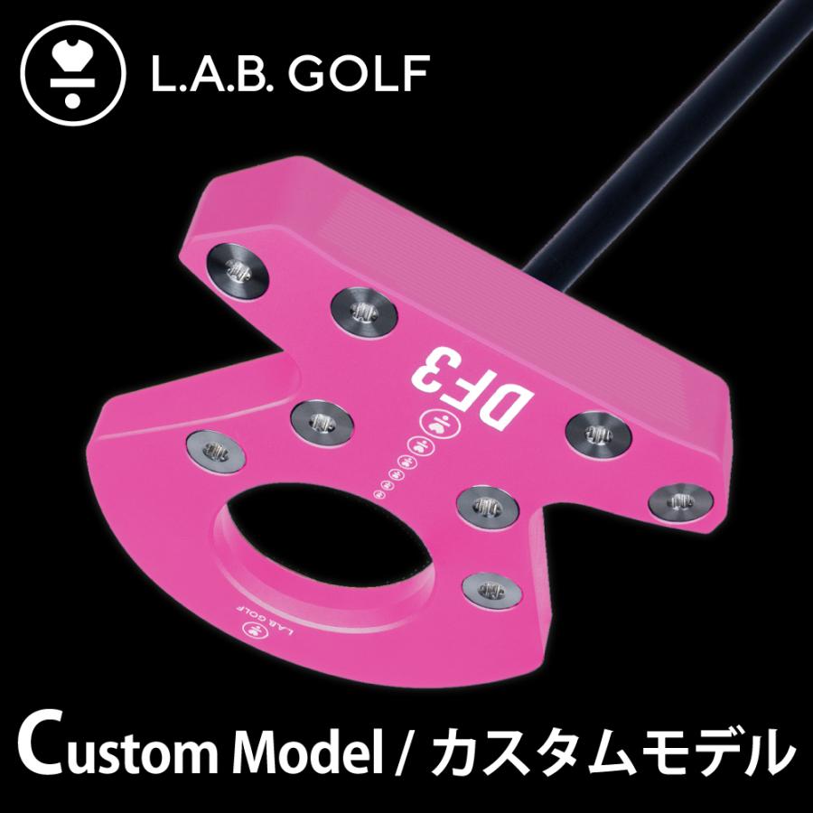 正規販売店 L.A.B.GOLF ラブゴルフ Directed Force 3 ダイレクト フォース 3 ピンク DF3 パター ディレクテッドフォース  ゼロトルク ライ角バランス カラーの画像