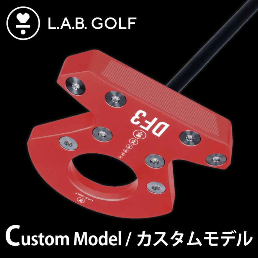 正規販売店 L.A.B.GOLF ラブゴルフ Directed Force 3 ダイレクト フォース 3 レッド DF3 パター ディレクテッドフォース  ゼロトルク ライ角バランス カラーの画像