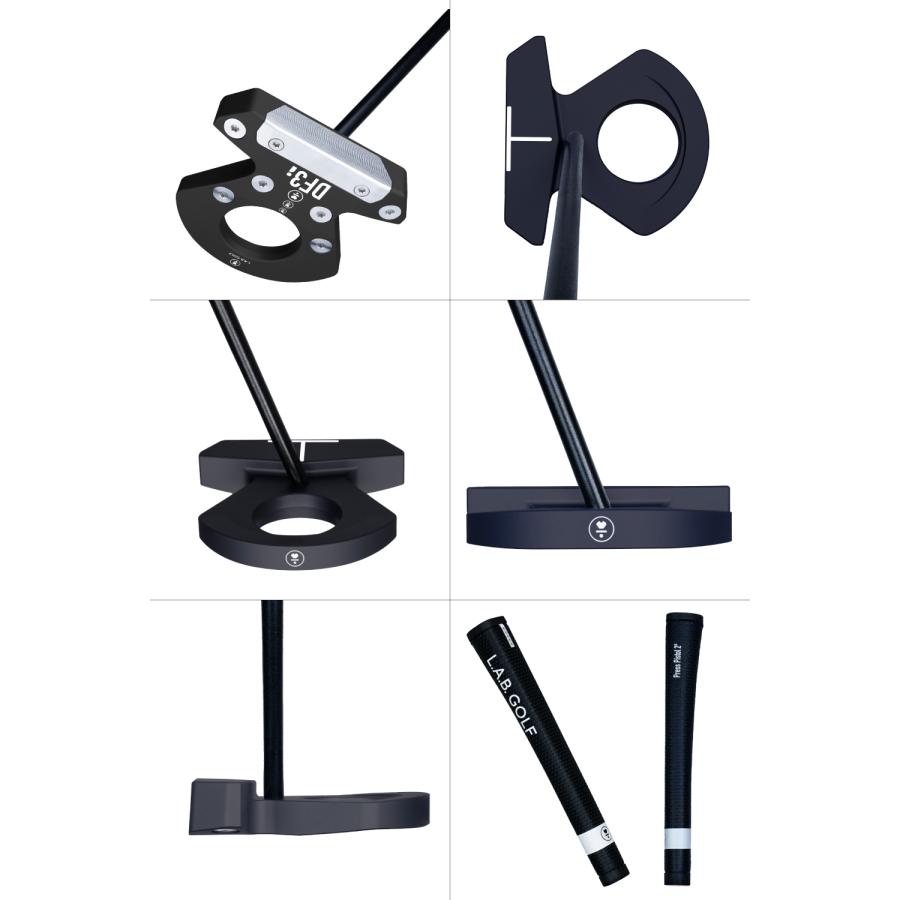 正規販売店 L.A.B.GOLF ラブゴルフ Directed Force 3 ダイレクト フォース 3 DF3 パター ディレクテッドフォース ゼロトルク ライ角バランス ブラック 黒 | L.A.B. GOLF | 01