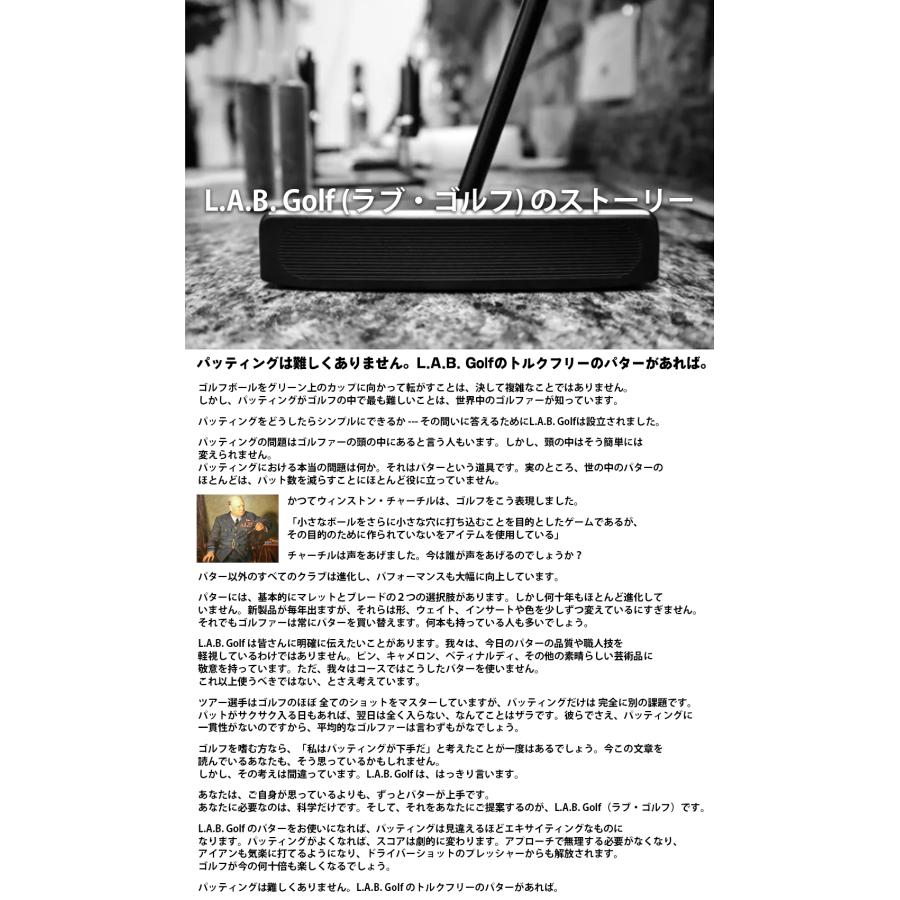 正規販売店 L.A.B.GOLF ラブゴルフ Directed Force 3 ダイレクト フォース 3 DF3 パター ディレクテッドフォース ゼロトルク ライ角バランス ブラック 黒 | L.A.B. GOLF | 05