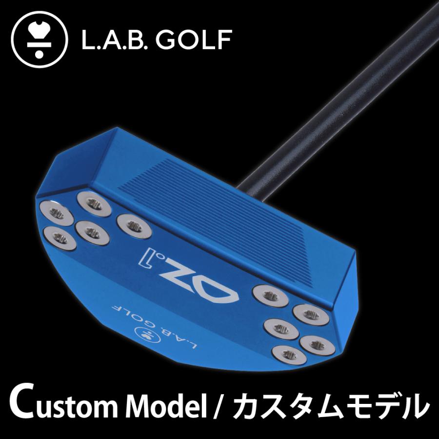 正規販売店 アダム・スコット監修 L.A.B.GOLF/ラブゴルフ カスタムモデル OZ.1 オージーワン パター ブルー ゼロトルク ライ角バランス LAB カラー パターの画像
