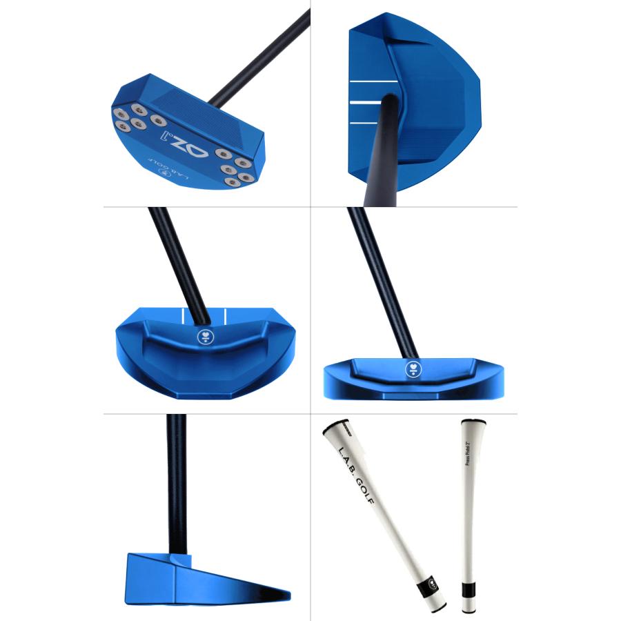 正規販売店 アダム・スコット監修 L.A.B.GOLF/ラブゴルフ カスタムモデル OZ.1 オージーワン パター ブルー ゼロトルク ライ角バランス LAB カラー パターの画像