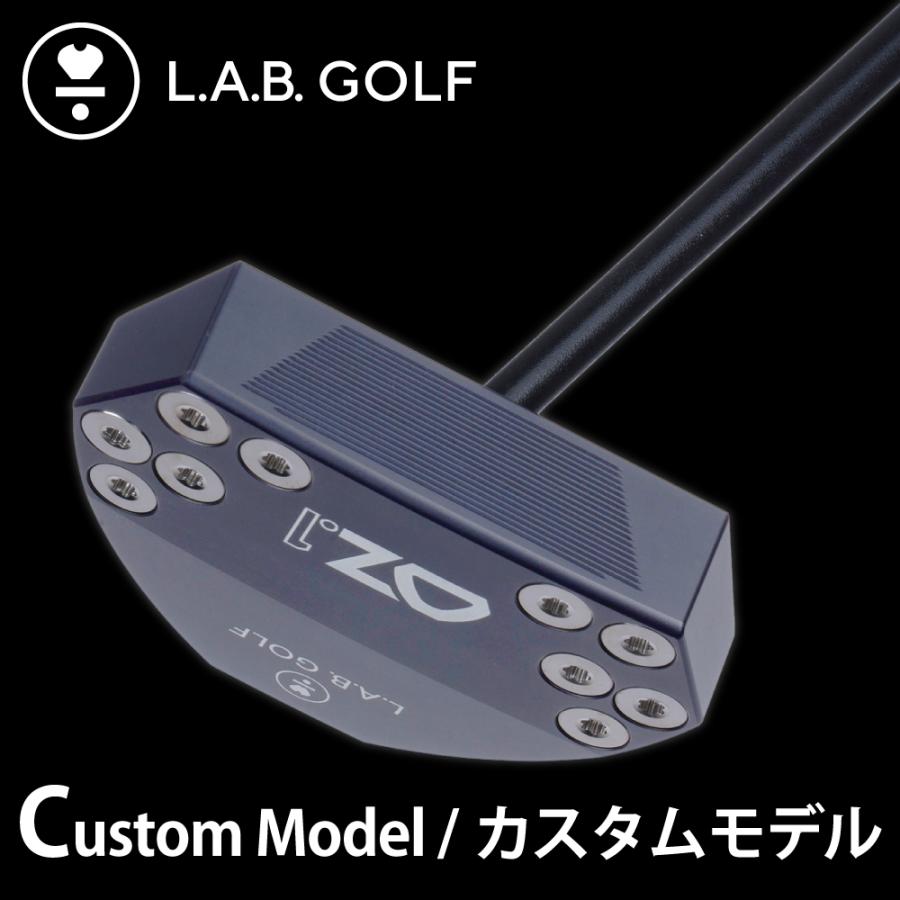 正規販売店 アダム・スコット監修 L.A.B.GOLF/ラブゴルフ カスタムモデル OZ.1 オージーワンパター チャコール ゼロトルク ライ角バランス oz1 カラー パターの画像