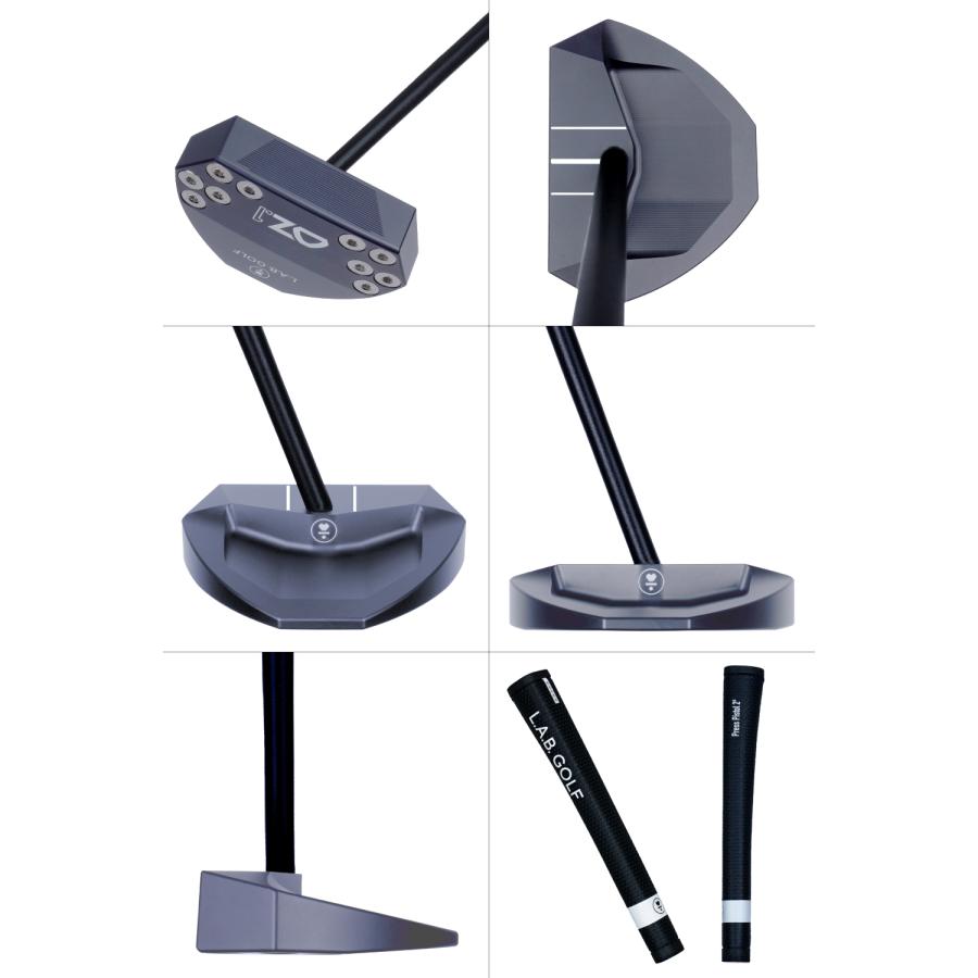 正規販売店 アダム・スコット監修 L.A.B.GOLF/ラブゴルフ カスタムモデル OZ.1 オージーワンパター チャコール ゼロトルク ライ角バランス oz1 カラー パターの画像