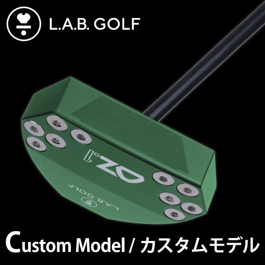 正規販売店 アダム・スコット監修 L.A.B.GOLF/ラブゴルフ カスタムモデル OZ.1 オージーワン グリーン ゼロトルク ライ角バランス オージー1 カラー パターの画像