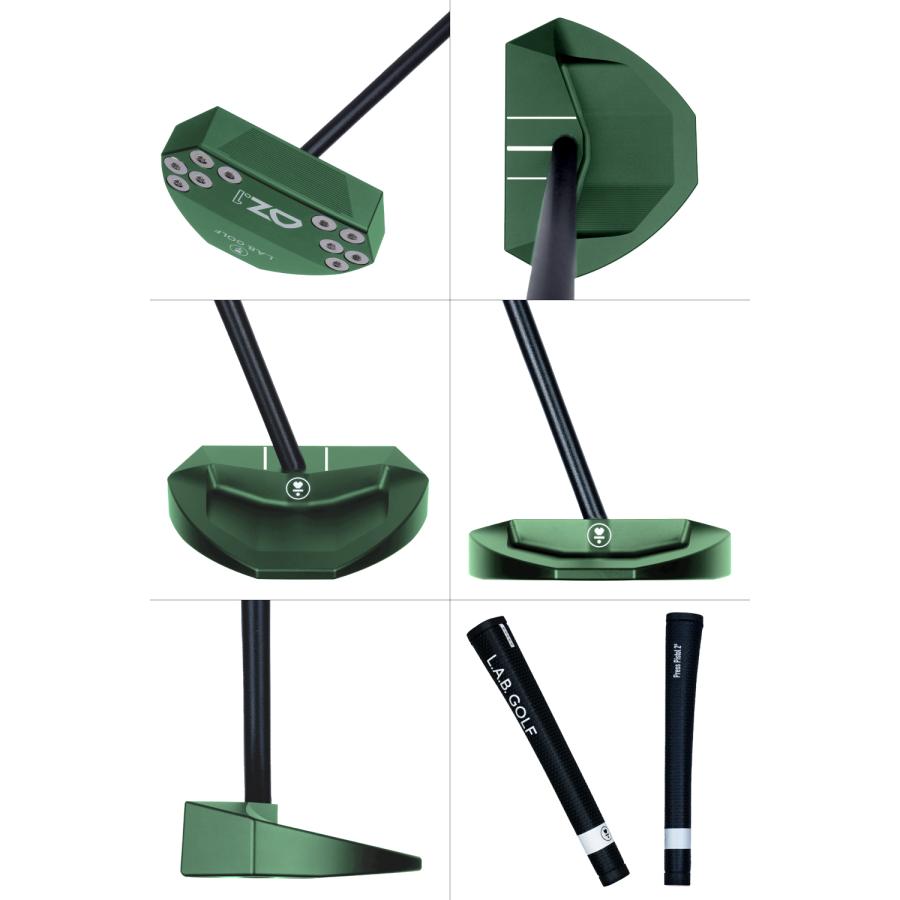 正規販売店 アダム・スコット監修 L.A.B.GOLF/ラブゴルフ カスタムモデル OZ.1 オージーワン グリーン ゼロトルク ライ角バランス オージー1 カラー パターの画像