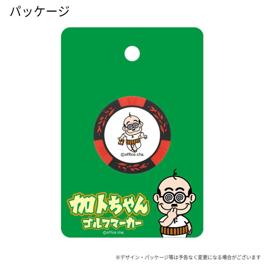 HTCゴルフ オリジナル ゴルフマーカー 加トちゃん カジノチップ レッド