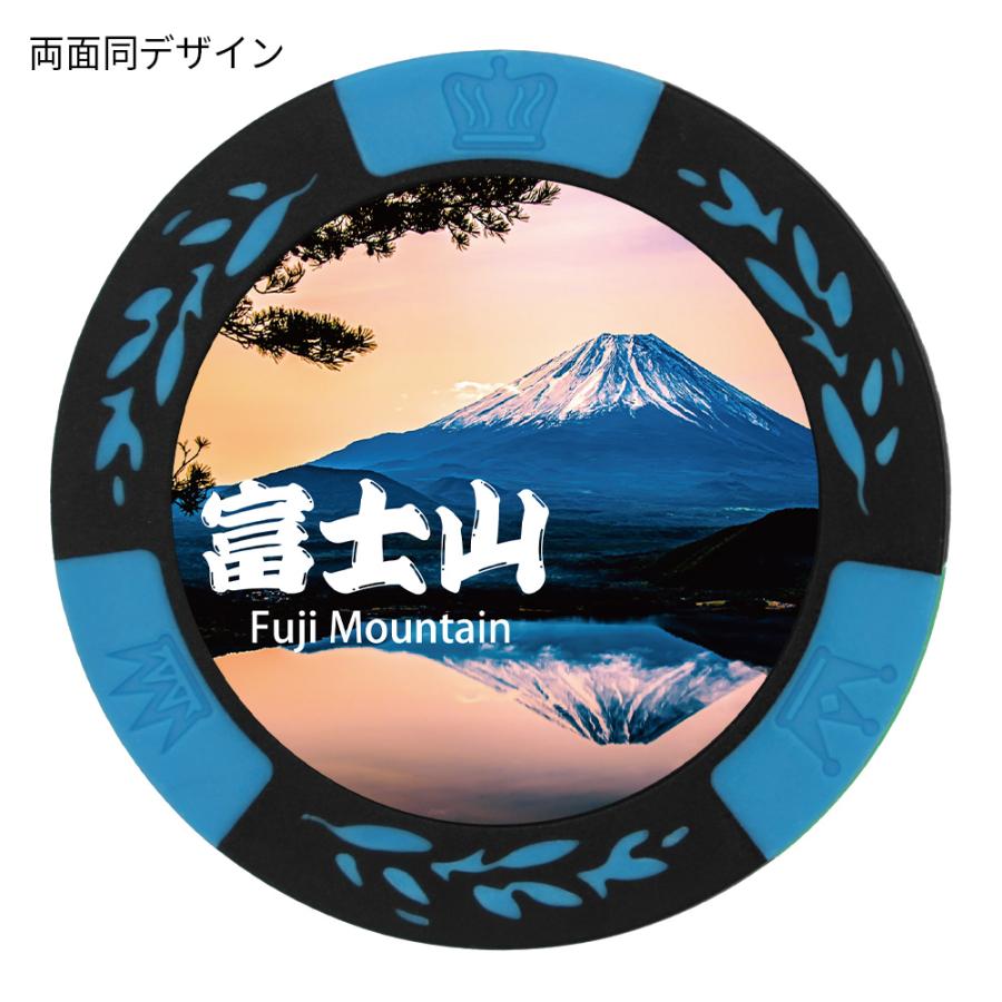 HTCゴルフ オリジナル おもしろゴルフマーカー 観光マーカー 富士山
