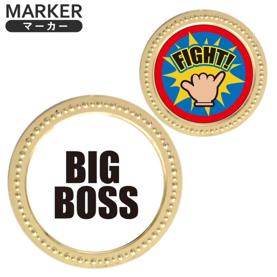 HTCゴルフ オリジナル ゴールドマーカー BIG BOSSメタルマーカー mk0322 ゴルフマーカー GOLD メタル 文字マーカー おもしろ  ギャグ オシャレ 金 ボールマーカー コイン ポイント利用 : HTCスーパーゴルフ - 通販 - Yahoo!ショッピング