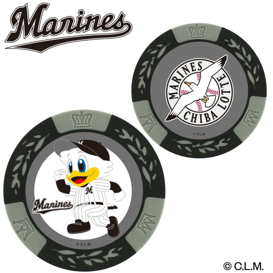 HTCゴルフ オリジナル 千葉ロッテマリーンズ ゴルフマーカー マーくん