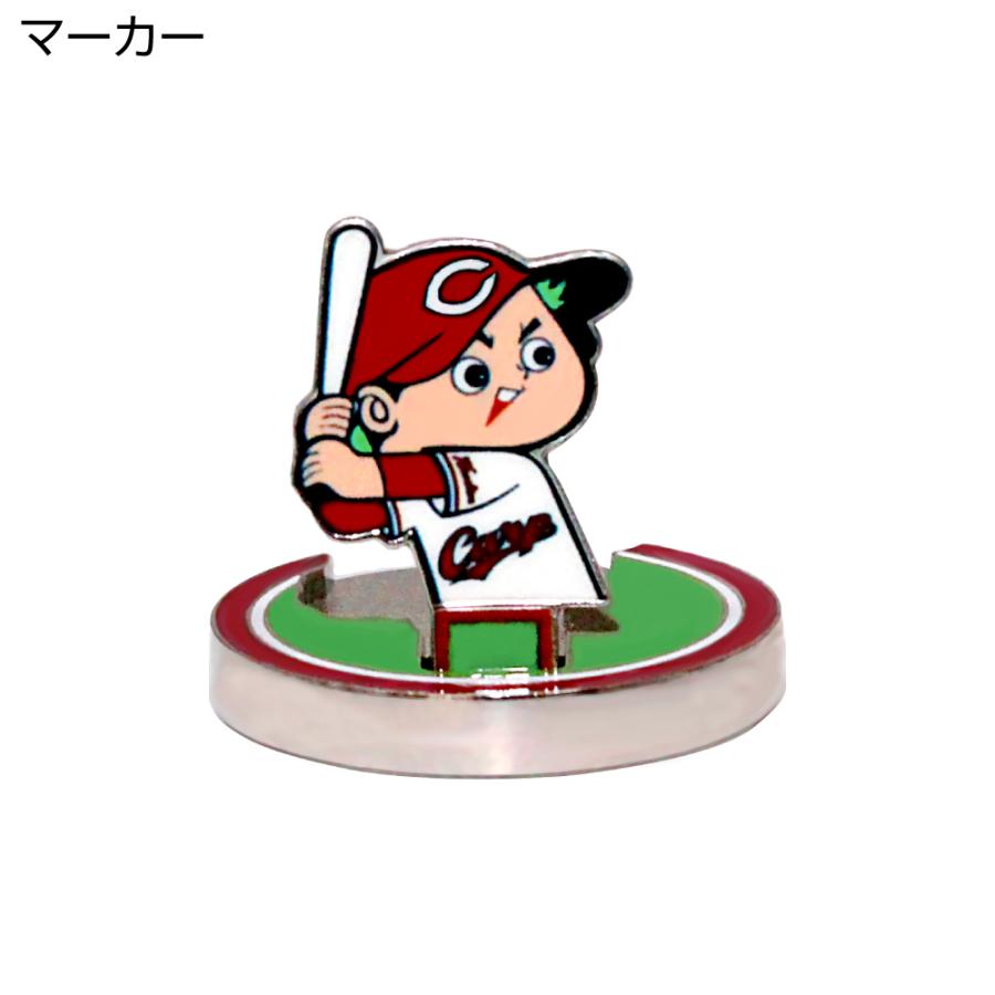 HTCゴルフ オリジナル 広島東洋カープ フリップアップマーカー カープ