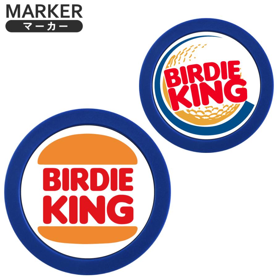 HTCゴルフ オリジナル おもしろゴルフマーカー BIRDIE KING ゴルフ