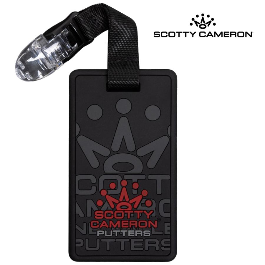 Titleist タイトリスト スコッティキャメロン ヘッドカバーリシュ クラウンスタック ブラック/レッド HEADCOVER LEASH