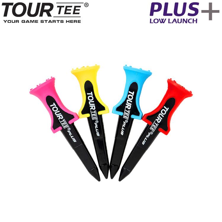 TOUR TEE PLUS LOW LAUNCH 55mm 4本入 (パープル) ツアーティー プラス