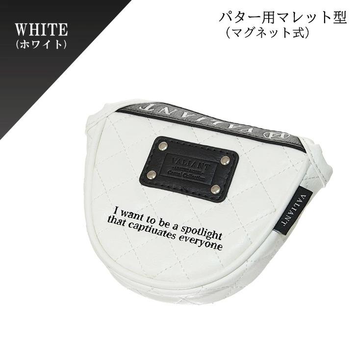 数量限定 VALIANT 2025 2nd CASUAL COLLECTION ヘッドカバー ホワイト カジュアルコレクション バリアント ゴルフ パターカバー 単品 ギフト ヴァリアント | VALIANT | 06