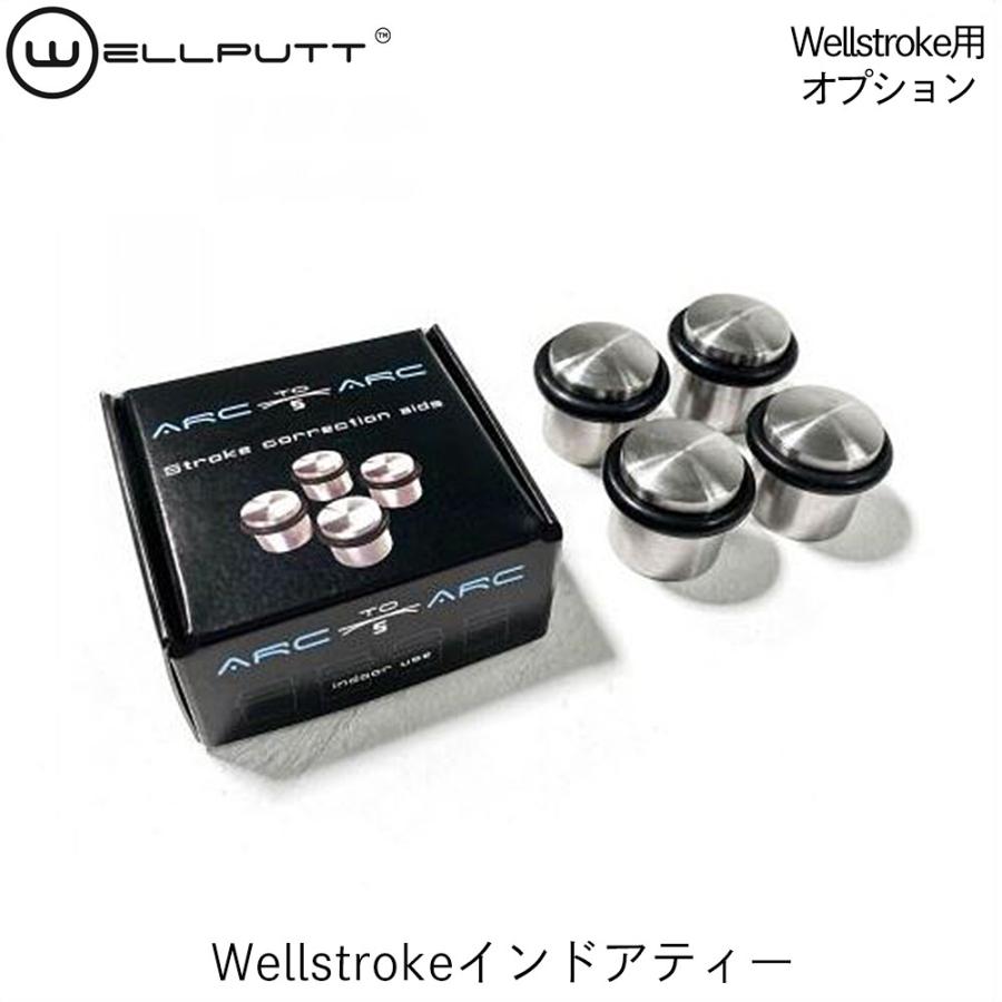 日本正規品 Wellstroke インドアティー 4個入り Wellstroke用オプション WLP-WELLSTROKE/INDOOR_TEE4PC ウェルパットマット wellputt パター練習 ゴルフ