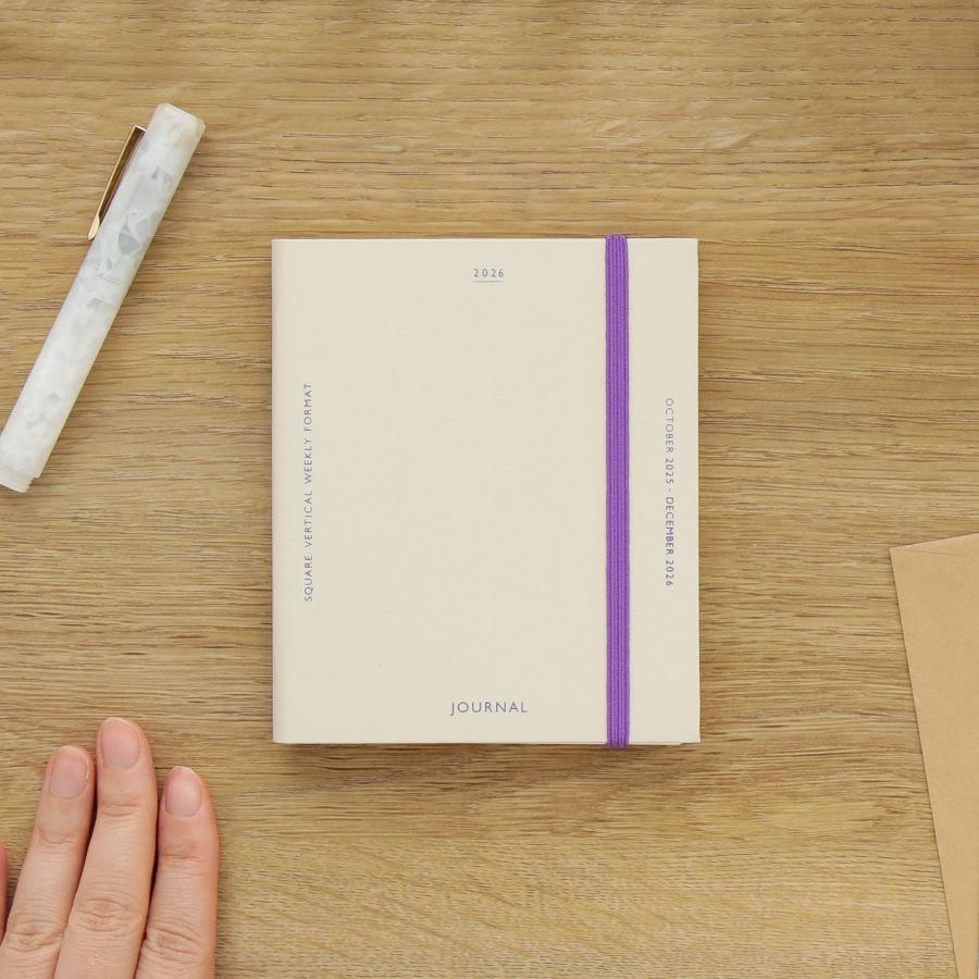 ハイタイド 手帳 2026 / ケイティー［直営店限定］/ スクエア 週間バーチカル / 2025年10月始まり / ウィークリースケジュール帳 | HIGHTIDE DIARY | 17