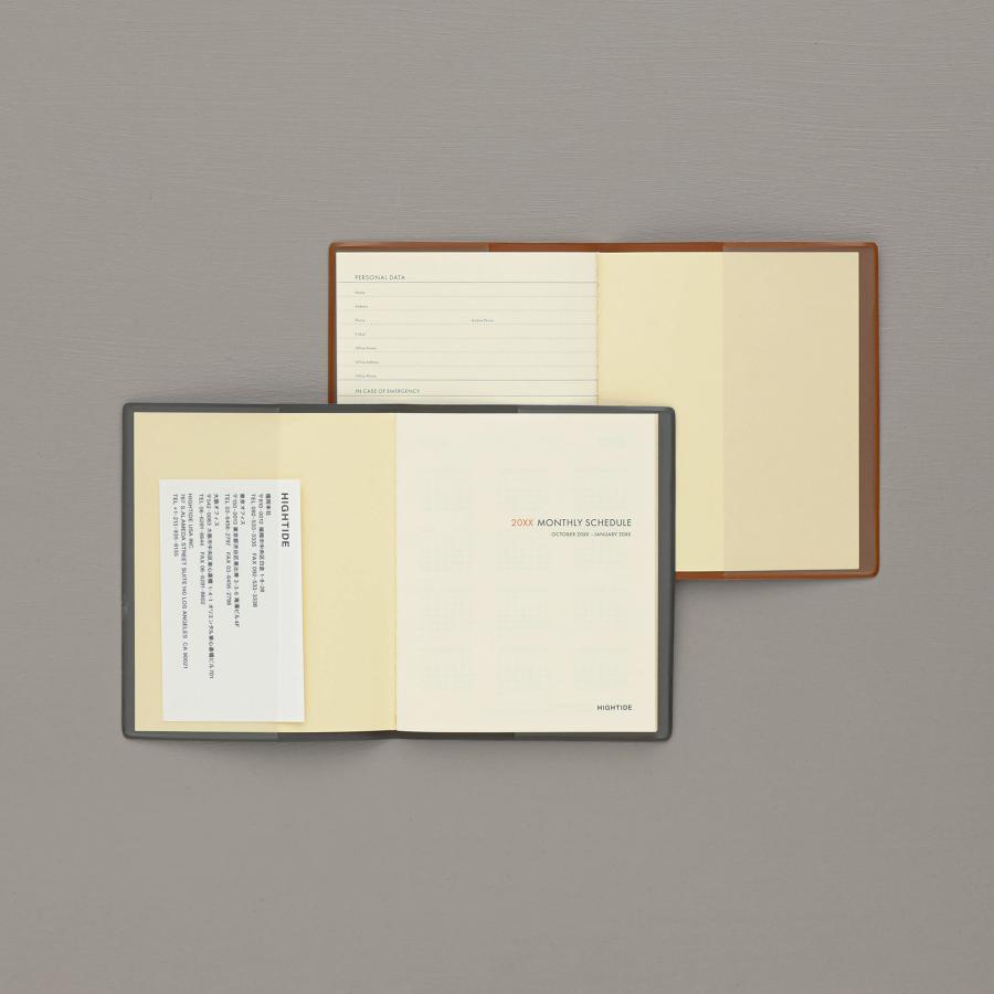 ハイタイド 手帳 2026 / ホーマ / スクエア マンスリー / 2025年10月始まり / スケジュール帳 | HIGHTIDE DIARY | 09