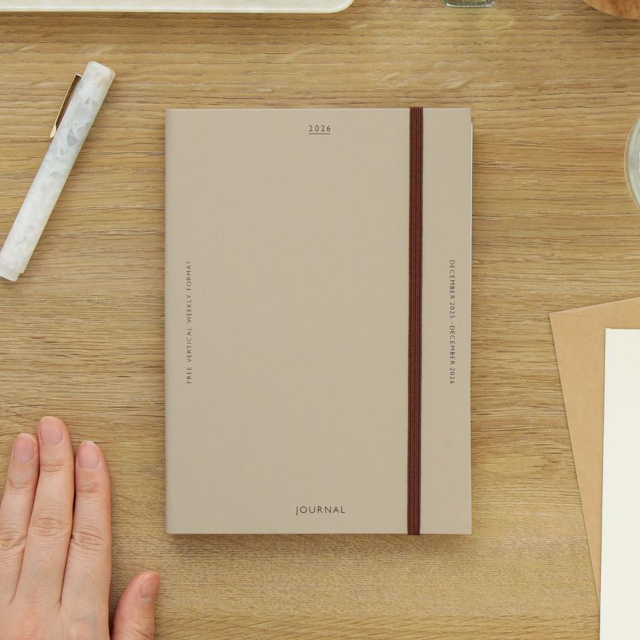 ハイタイド 手帳 2026 / ケイティー / B6 フリー 週間バーチカル / 2025年12月始まり / ウィークリースケジュール帳 | HIGHTIDE DIARY | 19