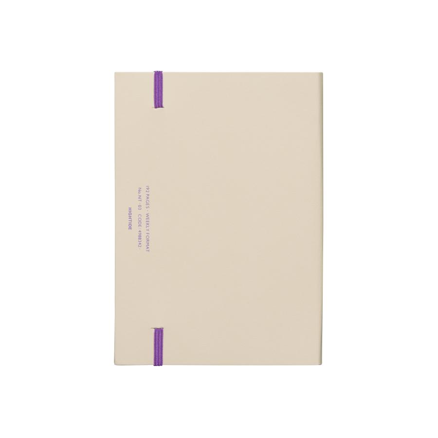 ハイタイド 手帳 2026 / ケイティー / B6 フリー 週間バーチカル / 2025年12月始まり / ウィークリースケジュール帳 | HIGHTIDE DIARY | 08