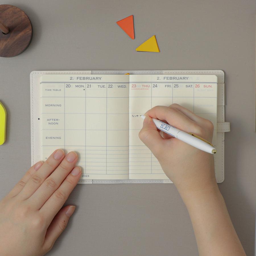 ハイタイド 手帳 2026 / サンマリノ［直営店限定］/ スクエア 週間バーチカル / 2026年3月始まり / 4月始まり対応 / ウィークリースケジュール帳 | HIGHTIDE DIARY | 19