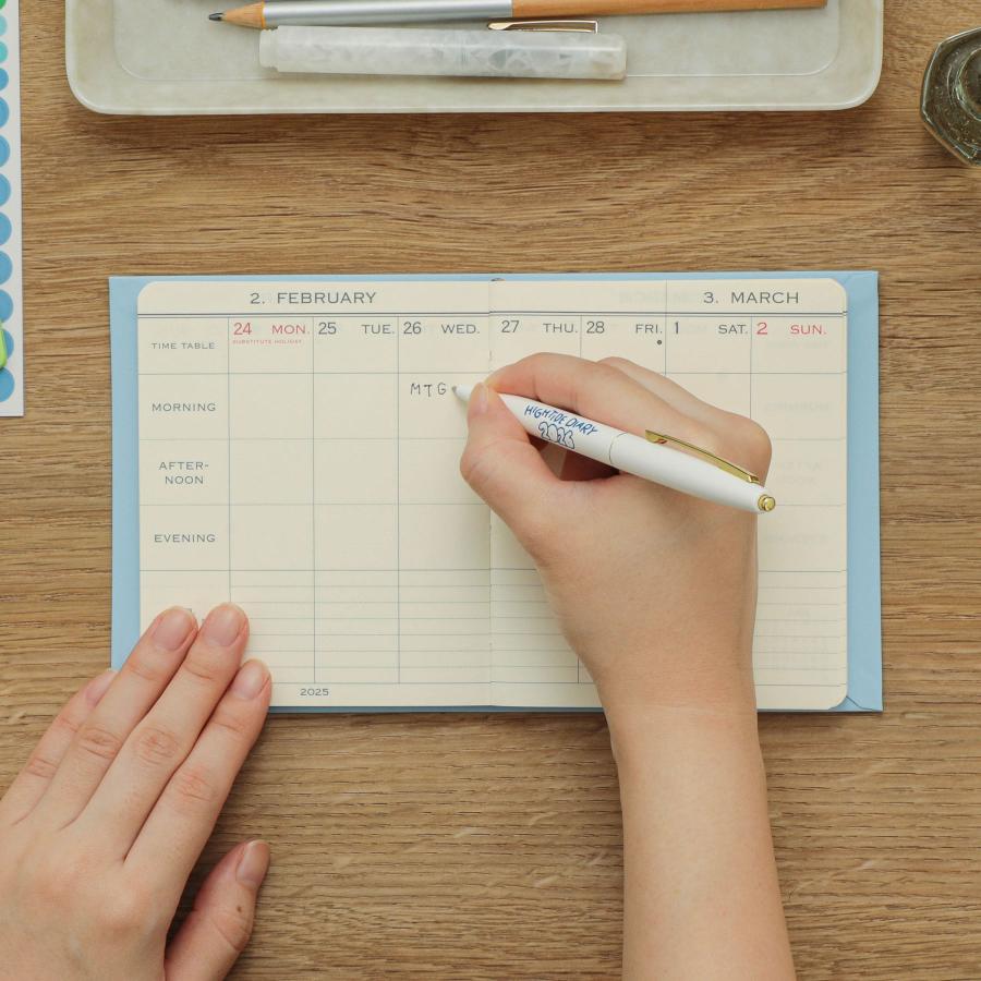 ハイタイド 手帳 2026 / ケイティー［直営店限定］/ スクエア 週間バーチカル / 2026年3月始まり / 4月始まり対応 / ウィークリースケジュール帳 | HIGHTIDE DIARY | 17