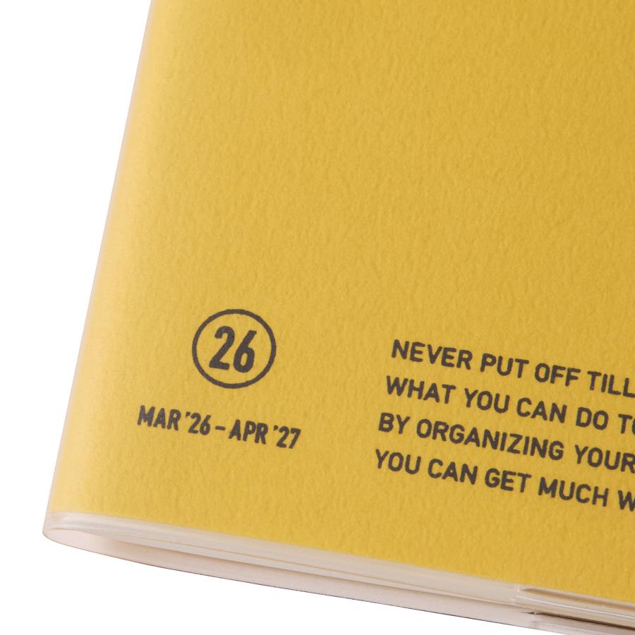 ハイタイド 手帳 2026 / ネーエ / スクエア マンスリー / 2026年3月始まり / 4月始まり対応 / スケジュール帳 | HIGHTIDE DIARY | 16