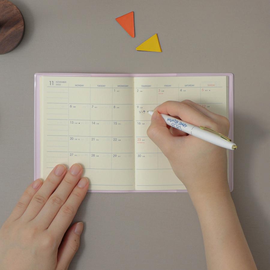 ハイタイド 手帳 2026 / ホーマ / スクエア マンスリー / 2026年3月始まり / 4月始まり対応 / スケジュール帳 | HIGHTIDE DIARY | 17