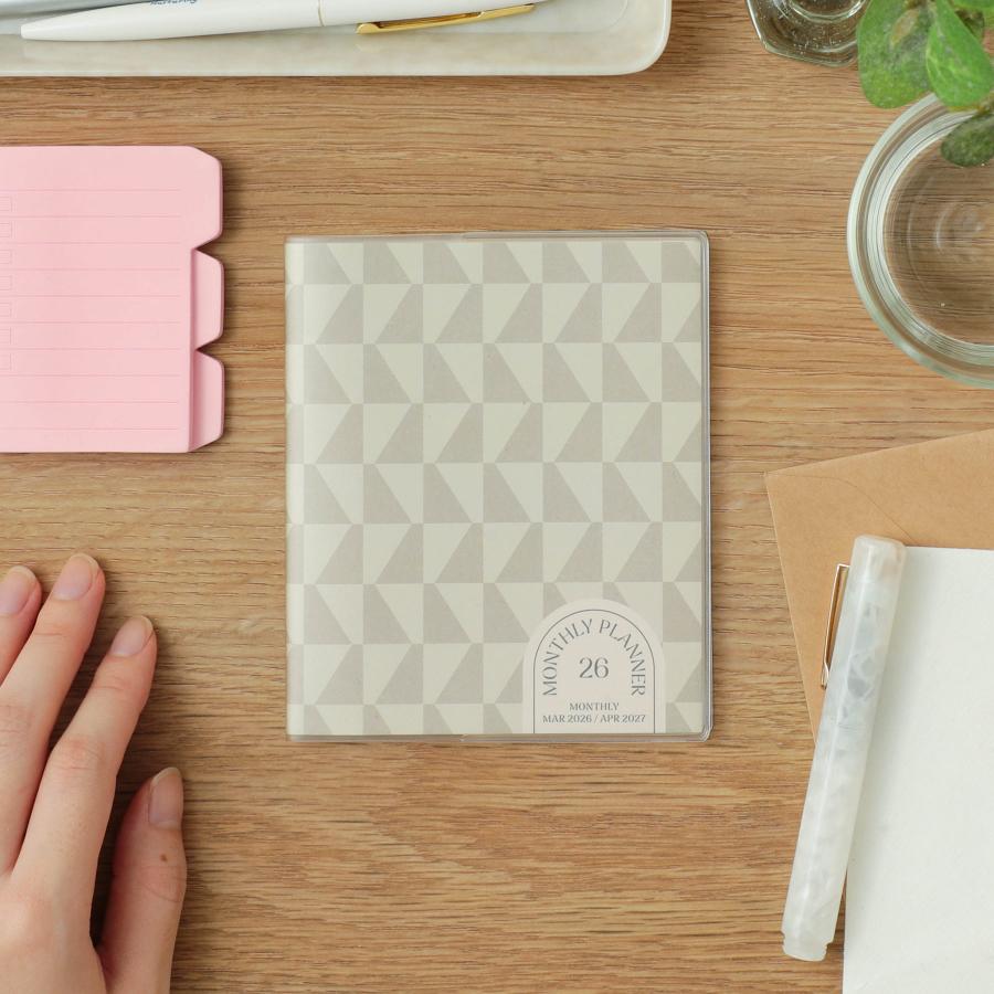 ハイタイド 手帳 2026 / セイル / スクエア マンスリー / 2026年3月始まり / 4月始まり対応 / スケジュール帳 | HIGHTIDE DIARY | 15