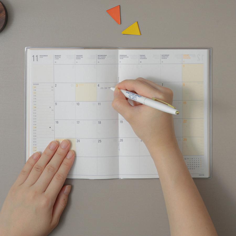 ハイタイド 手帳 2026 / パピヨン / B6 マンスリー / 2026年3月始まり / 4月始まり対応 / スケジュール帳 | HIGHTIDE DIARY | 18