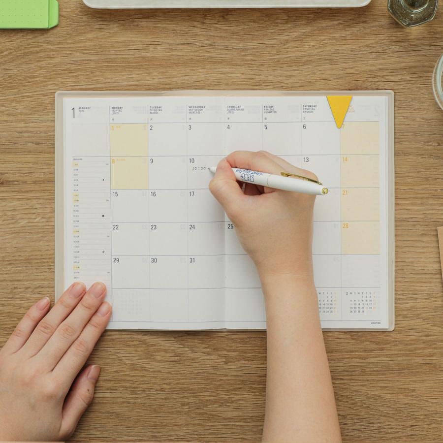 ハイタイド 手帳 2026 / ティアクライス / B6 マンスリー / 2026年3月始まり / 4月始まり対応 / スケジュール帳 | HIGHTIDE DIARY | 18