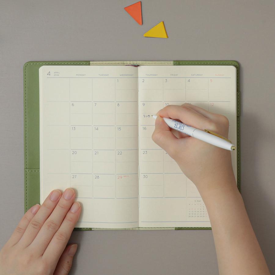 ハイタイド 手帳 2026 / レプレ / B6 スリム マンスリー / 2026年3月始まり / 4月始まり対応 / スケジュール帳 | HIGHTIDE DIARY | 27