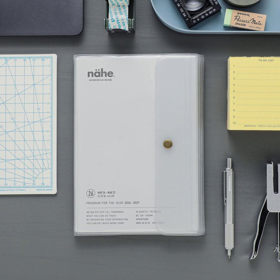 ハイタイド 手帳 2026 / ネーエ / B6 フリー 週間バーチカル / 2026年3月始まり / 4月始まり対応 / ウィークリースケジュール帳 | HIGHTIDE DIARY | 19