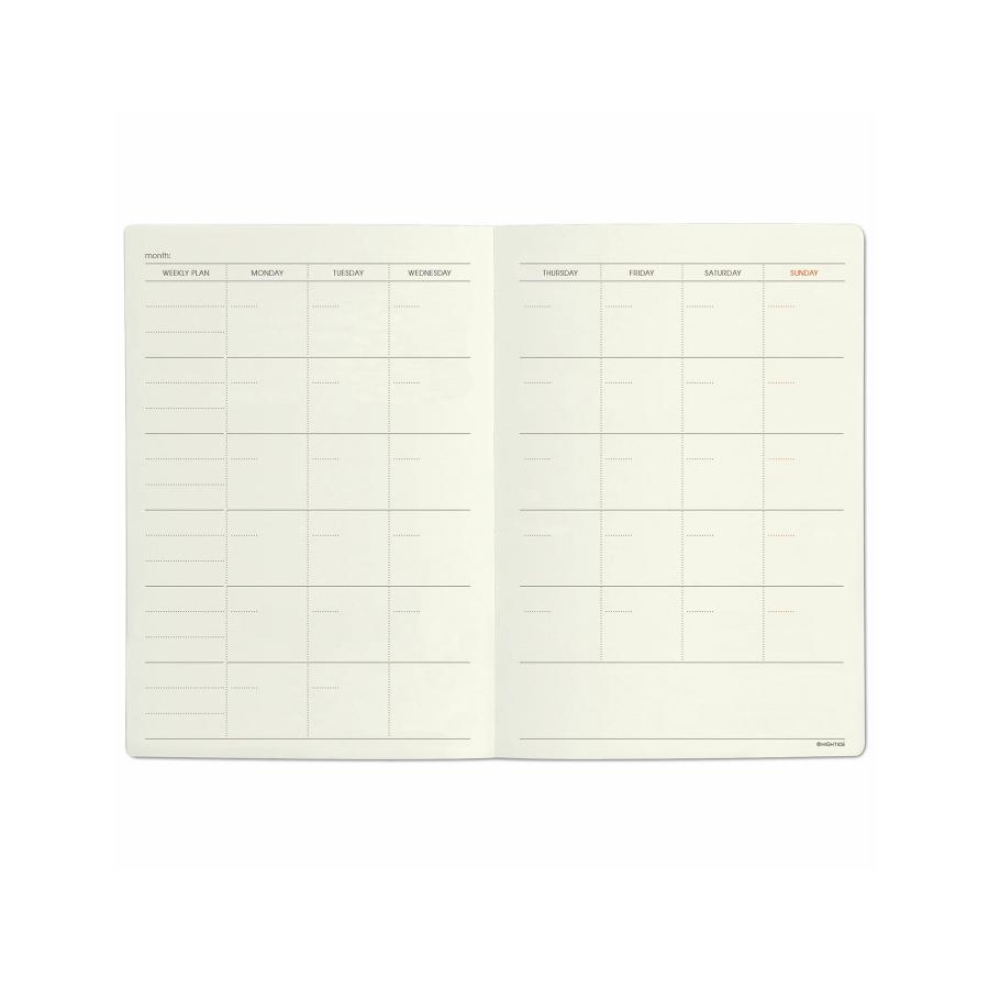 レプレ カスタマイズ手帳リフィル フリーダイアリー A6 (Aタイプ) ハイタイド 手帳 スケジュール帳 | HIGHTIDE | 03