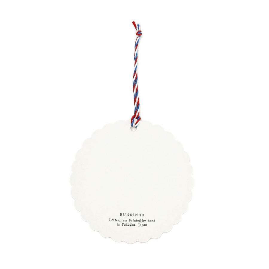 メッセージカード ミニ  グリーティングカード 活字組版オーナメントカード（スノーフレーク） カード 活版印刷 雪 | HIGHTIDE | 05