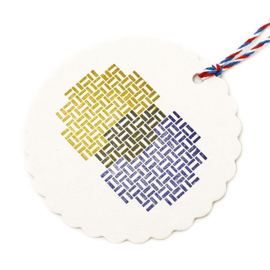 メッセージカード ミニ  グリーティングカード 活字組版オーナメントカード（太陽と月） カード 活版印刷 | HIGHTIDE | 04